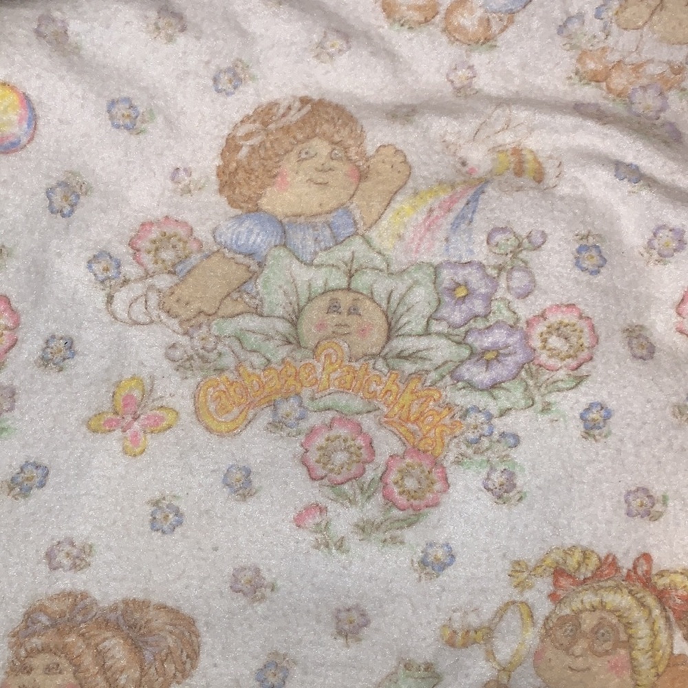 Vintage 80’s Cabbage Patch Explorer Full Size Blanket